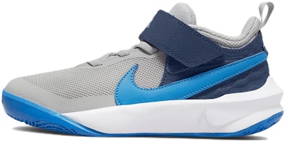 (Preschool) Nike Team Hustle D10 'Grey Fog Mystic Navy' CW6736-011 (Preschool) Nike Team Hustle D10 'Grey Fog Mystic Navy' CW6736-011