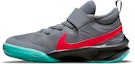 Buy (Preschool) Nike Team Hustle D10 'Grey Teal Siren Red' CW6736-008