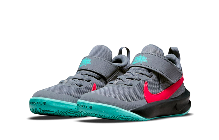Order (PS) Nike Team Hustle D10 ''Grijs Teal Sirene Rood'' CW6736-008