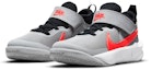 Lookbook (Preschool) Nike Team Hustle D10 'Light Smoke Grey Bright Crimson' CW6736-006