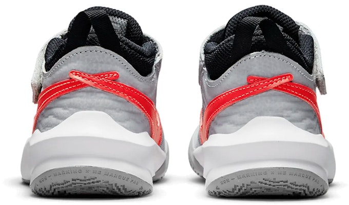 (Preschool) Nike Team Hustle D10 'Light Smoke Grey Bright Crimson' CW6736-006 Purchase (Preschool) Nike Team Hustle D10 'Light Smoke Grey Bright Crimson' CW6736-006