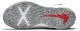 Details for (Preschool) Nike Team Hustle D10 'Light Smoke Grey Bright Crimson' CW6736-006