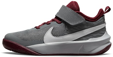 (Preschool) Nike Team Hustle D10 'Smoke Grey Dark Beetroot' CW6736-007 (Preschool) Nike Team Hustle D10 'Smoke Grey Dark Beetroot' CW6736-007