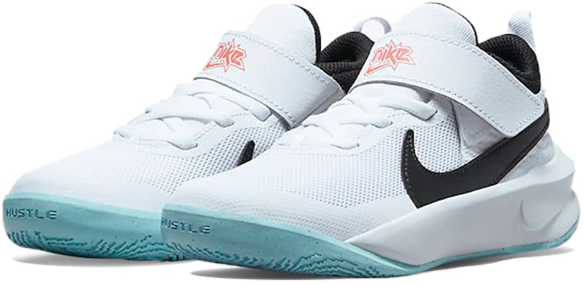 (Preschool) Nike Team Hustle D10 'White Black' CW6736-102 Lookbook (Preschool) Nike Team Hustle D10 'White Black' CW6736-102