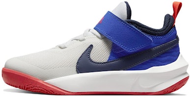 (Preschool) Nike Team Hustle D10 'White Game Royal' CW6736-103 (Preschool) Nike Team Hustle D10 'White Game Royal' CW6736-103