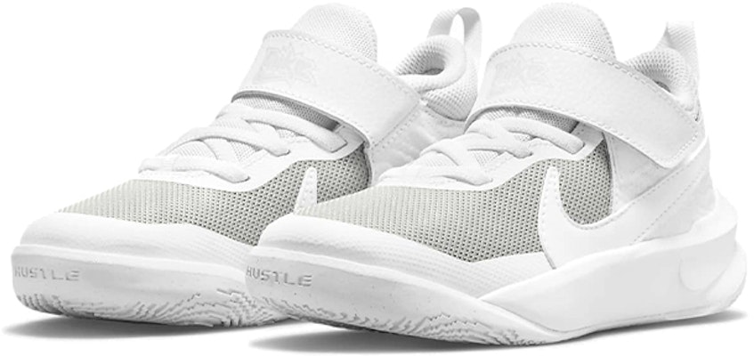 (Preschool) Nike Team Hustle D10 'White Photon Dust' CW6736-101 Lookbook (Preschool) Nike Team Hustle D10 'White Photon Dust' CW6736-101