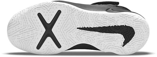 Details for 中童 Nike Team Hustle D 10 FlyEase 中筒 籃球鞋 黑銀