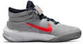 Order (Preschool) Nike Team Hustle D10 FlyEase 'Grey Bright Crimson' DD7302-006