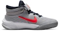 Order (Preschool) Nike Team Hustle D10 FlyEase 'Grey Bright Crimson' DD7302-006