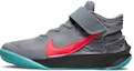 Buy (Preschool) Nike Team Hustle D10 FlyEase 'Grey Teal Siren Red' DD7302-008