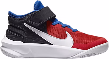 (Preschool) Nike Team Hustle D10 FlyEase 'University Red Game Royal' DD7302-005 (Preschool) Nike Team Hustle D10 FlyEase 'University Red Game Royal' DD7302-005