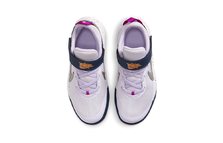 Shop （學齡前）Nike Team Hustle D10 SE 'Barely Grape Speckled' DQ8376-500