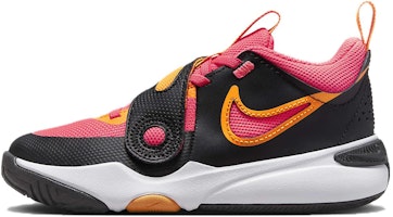 (Preschool) Nike Team Hustle D11 'Black Hot Punch' DV8994-001 (Preschool) Nike Team Hustle D11 'Black Hot Punch' DV8994-001