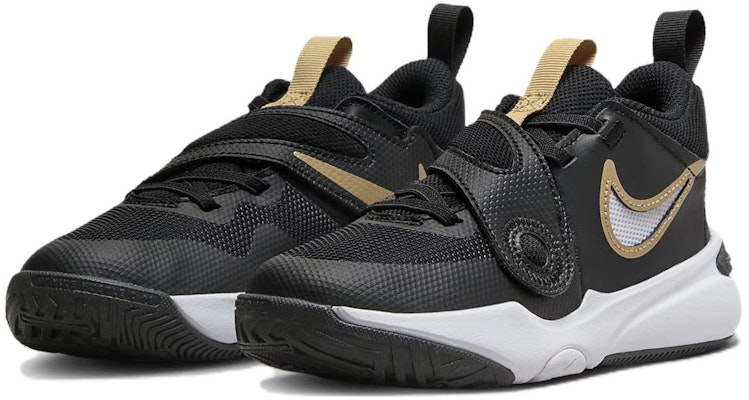(Preschool) Nike Team Hustle D11 'Black Metallic Gold' DV8994-004 Lookbook (Preschool) Nike Team Hustle D11 'Black Metallic Gold' DV8994-004