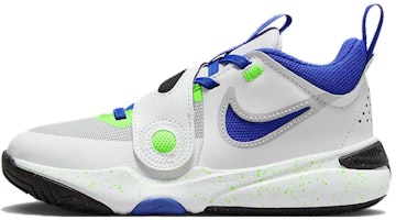 (Preschool) Nike Team Hustle D11 'Green Strike Racer Blue' DV8994-101 (Preschool) Nike Team Hustle D11 'Green Strike Racer Blue' DV8994-101