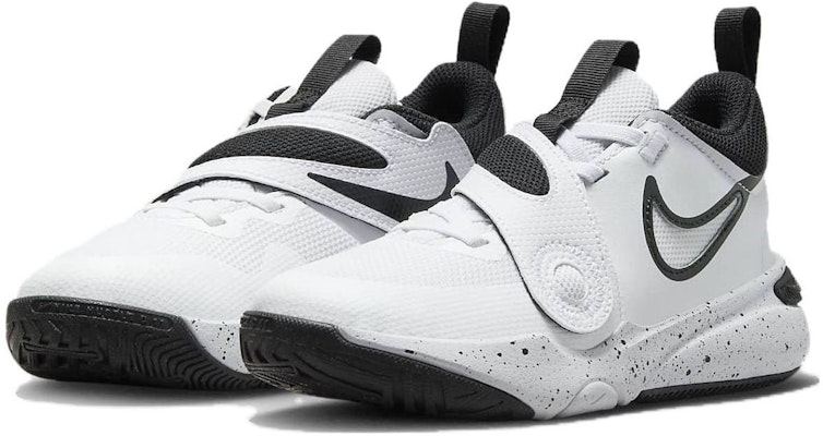 (Preschool) Nike Team Hustle D11 'White Black' DV8994-100 Lookbook (Preschool) Nike Team Hustle D11 'White Black' DV8994-100