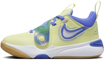 (Preschool) Nike Team Hustle D11 SE 'Luminous Green Ultramarine' FN6677-300 (Preschool) Nike Team Hustle D11 SE 'Luminous Green Ultramarine' FN6677-300
