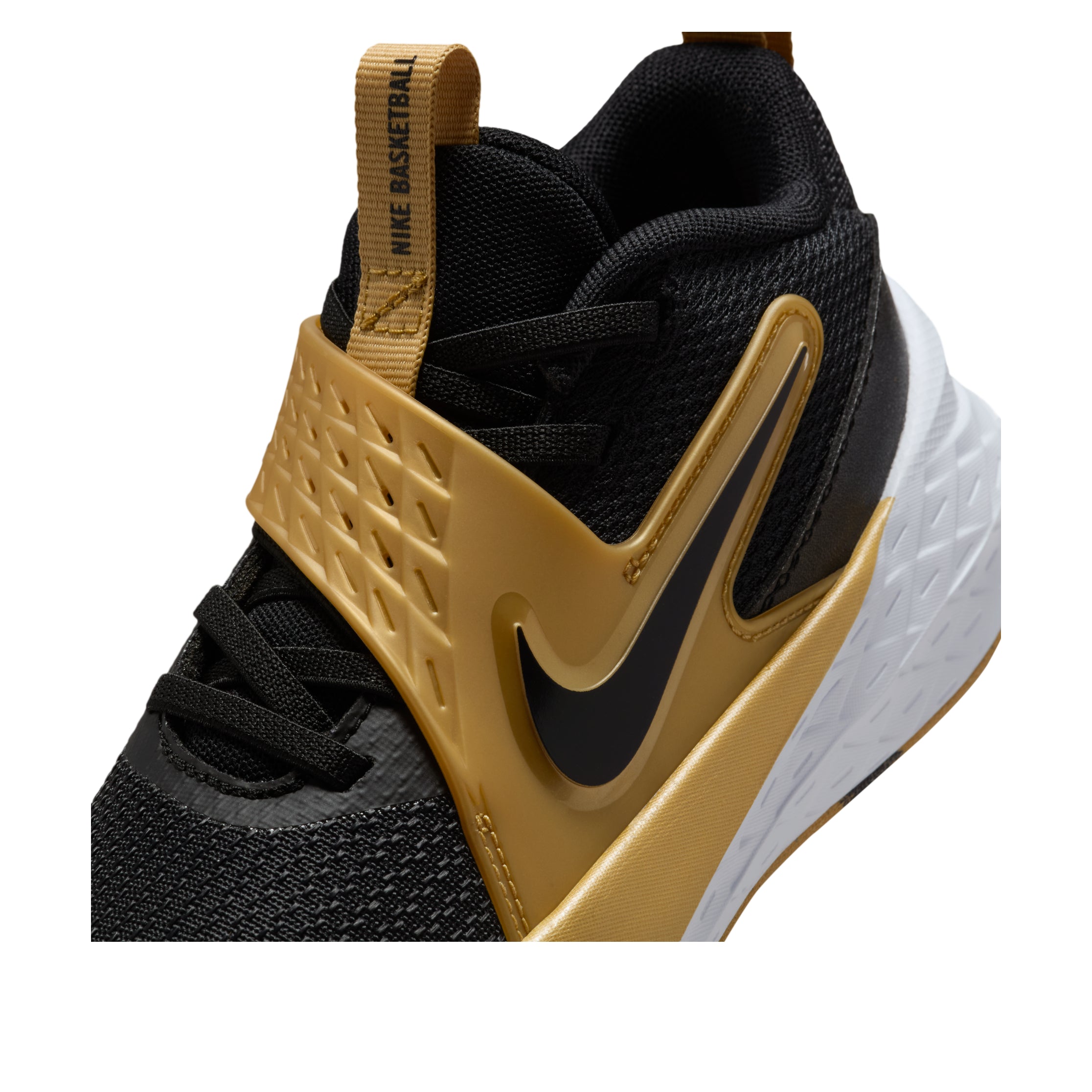 Details for (JR) 耐克 Team Hustle D12 '黑色金属金' HF6280-003