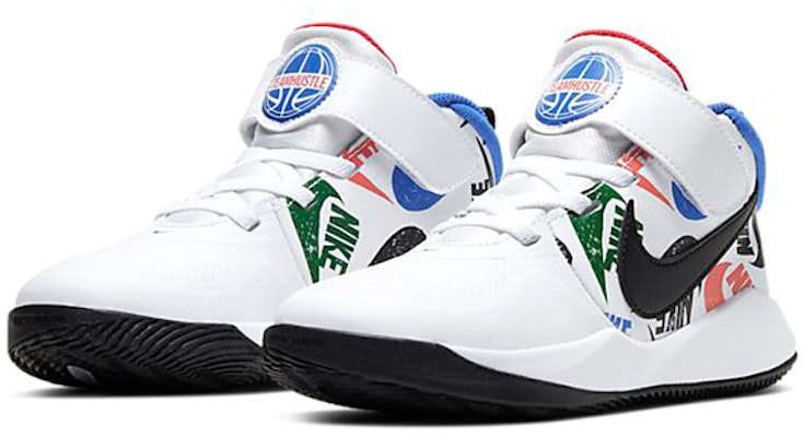 (Preschool) Nike Team Hustle D9 'Allover Logo - White' CW5816-100 Lookbook (Preschool) Nike Team Hustle D9 'Allover Logo - White' CW5816-100