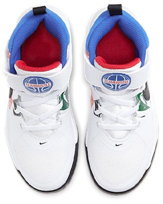 (Preschool) Nike Team Hustle D9 'Allover Logo - White' CW5816-100 Shop (Preschool) Nike Team Hustle D9 'Allover Logo - White' CW5816-100