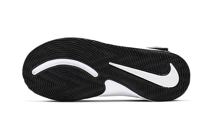 Shop 中童 Nike Team Hustle D 9 魔術貼 耐磨防滑 中筒 實戰籃球鞋 白黑金