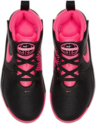 (PS) Nike Team Hustle D9 'Hitam Merah Muda' AQ4225-002 Lookbook (PS) Nike Team Hustle D9 'Hitam Merah Muda' AQ4225-002