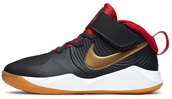 (Preschool) Nike Team Hustle D9 'Dark Smoke Grey Metallic Gold' AQ4225-011 (Preschool) Nike Team Hustle D9 'Dark Smoke Grey Metallic Gold' AQ4225-011