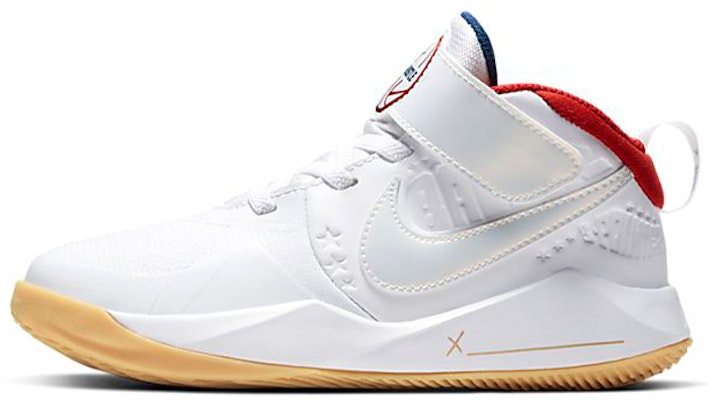 (Preschool) Nike Team Hustle D9 'White Metallic Gold' CT1637-100 Buy (Preschool) Nike Team Hustle D9 'White Metallic Gold' CT1637-100