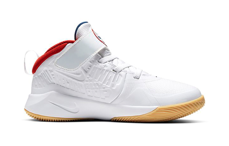 Order (PS) (幼児用) ナイキ チーム ハッスル D9 'ホワイト メタリック ゴールド' CT1637-100 CT1637-100