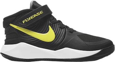 (Preschool) Nike Team Hustle D9 FlyEase 'Black High Voltage' BV2951-013 (Preschool) Nike Team Hustle D9 FlyEase 'Black High Voltage' BV2951-013