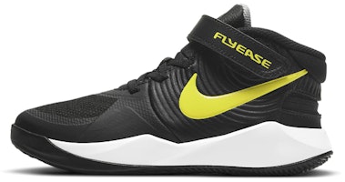 (Preschool) Nike Team Hustle D9 FlyEase 'Black High Voltage' BV2951-013 (Preschool) Nike Team Hustle D9 FlyEase 'Black High Voltage' BV2951-013