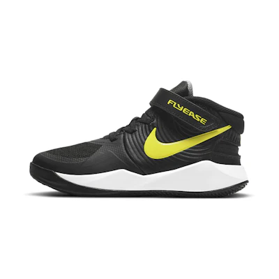 (PS) Nike Team Hustle D9 FlyEase 'Black High Voltage'
