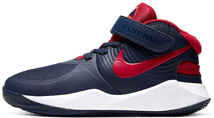 (Preschool) Nike Team Hustle D9 FlyEase 'Midnight Navy University Red' BV2951-400 Buy (Preschool) Nike Team Hustle D9 FlyEase 'Midnight Navy University Red' BV2951-400
