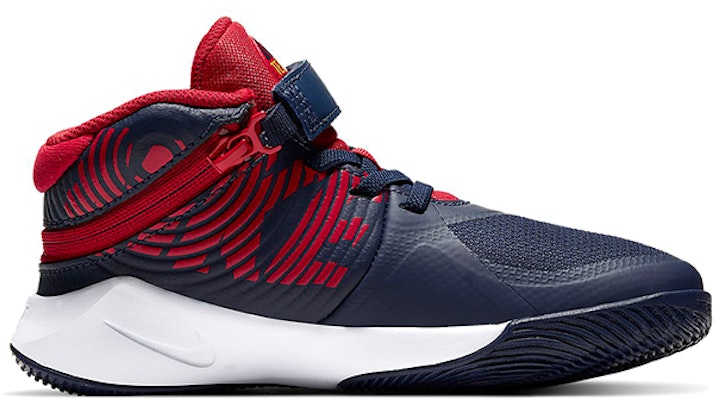 (Preschool) Nike Team Hustle D9 FlyEase 'Midnight Navy University Red' BV2951-400 Order (Preschool) Nike Team Hustle D9 FlyEase 'Midnight Navy University Red' BV2951-400