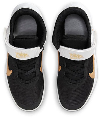 (Preschool) Nike Team Hustle D 10 FlyEase 'Black White Gold' DD7302-002 Shop (Preschool) Nike Team Hustle D 10 FlyEase 'Black White Gold' DD7302-002