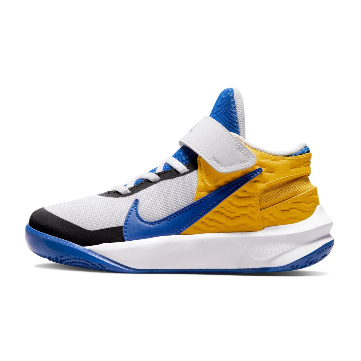 Buy Preschool Nike Team Hustle D 10 FlyEase White Blue Yellow DZ2761 141 Novelship