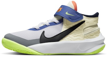 (Preschool) Nike Team Hustle D 10 FlyEase 'White Multi-Color' FB1881-101 (Preschool) Nike Team Hustle D 10 FlyEase 'White Multi-Color' FB1881-101