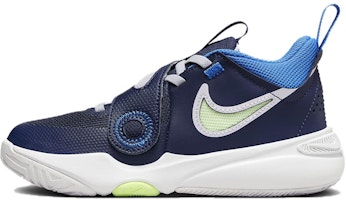 (Preschool) Nike Team Hustle D 11 'Midnight Navy Volt' DV8994-401 (Preschool) Nike Team Hustle D 11 'Midnight Navy Volt' DV8994-401