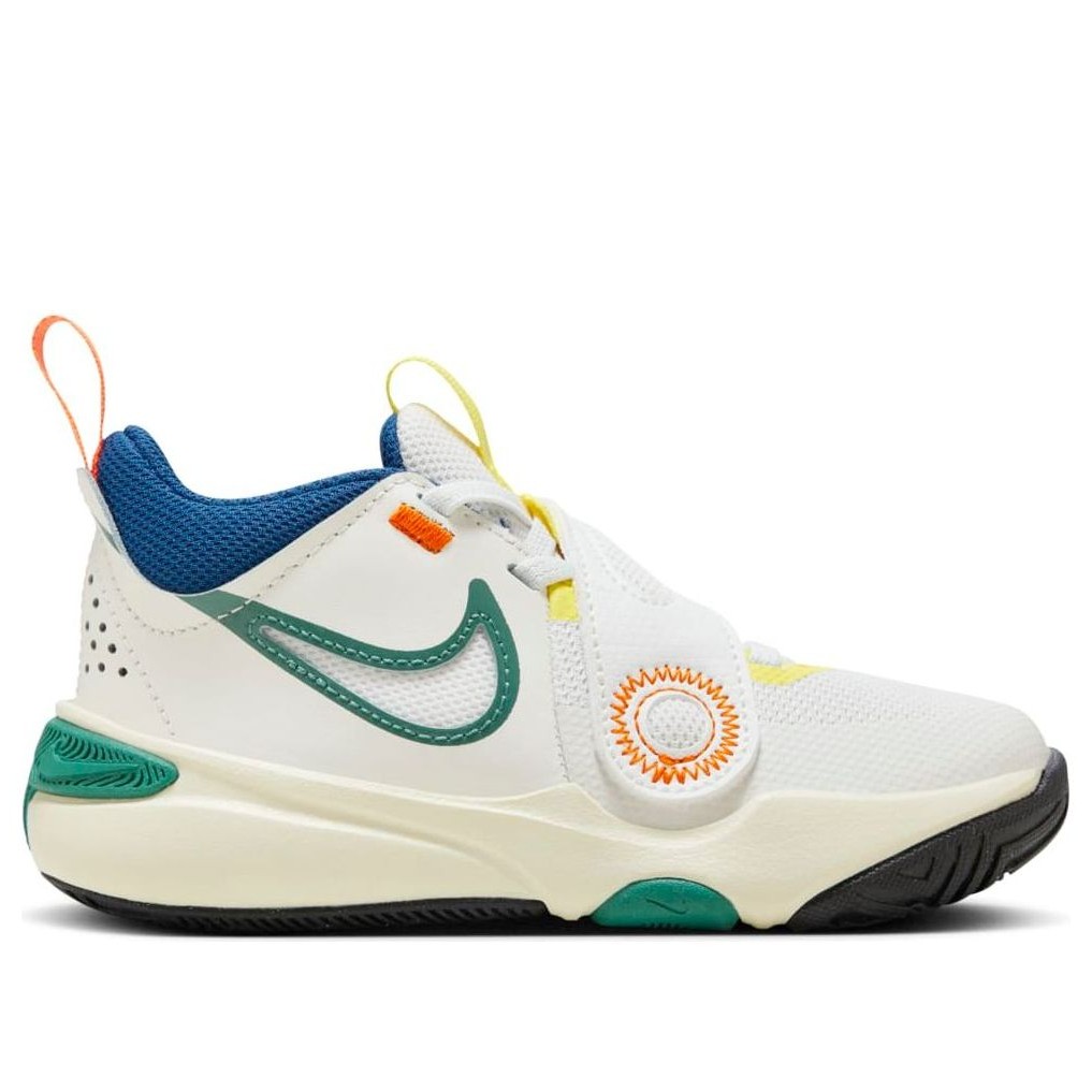 (Preschool) Nike Team Hustle D 11 'Sail Bicoastal Opti Yellow' HQ1188-131