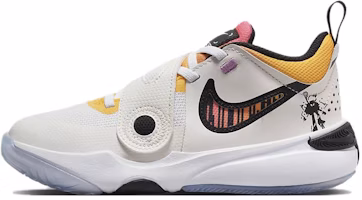 (Preschool) Nike Team Hustle D 11 'White Beige Black' FJ7689-101 (Preschool) Nike Team Hustle D 11 'White Beige Black' FJ7689-101