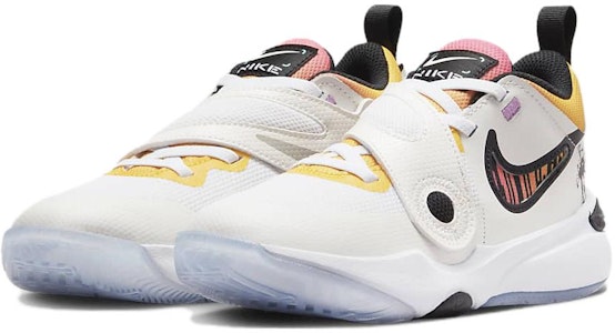 (PS) Nike Team Hustle D 11 'Putih Beige Hitam' FJ7689-101 Lookbook (PS) Nike Team Hustle D 11 'Putih Beige Hitam' FJ7689-101