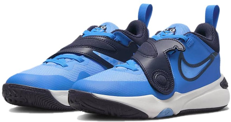 中童 Nike Team Hustle D 11 Lil PS 防滑減震 低筒 兒童籃球鞋 藍白 Lookbook 中童 Nike Team Hustle D 11 Lil PS 防滑減震 低筒 兒童籃球鞋 藍白