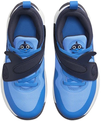 中童 Nike Team Hustle D 11 Lil PS 防滑減震 低筒 兒童籃球鞋 藍白 Shop 中童 Nike Team Hustle D 11 Lil PS 防滑減震 低筒 兒童籃球鞋 藍白