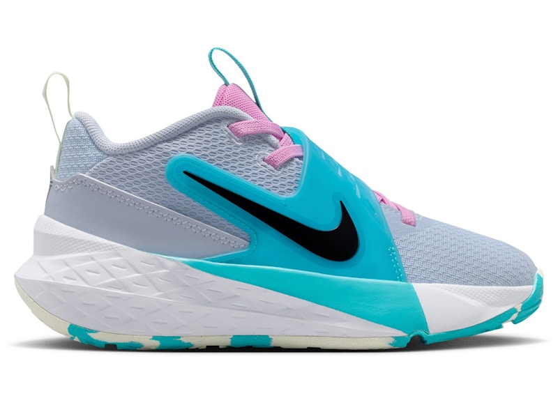 (Preschool) Nike Team Hustle D 12 Ghost Dusty Cactus Volt Tint HF6280-007