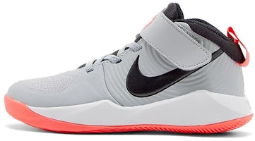 (Preschool) Nike Team Hustle D 9 'Gray Orange' AQ4225-007 (Preschool) Nike Team Hustle D 9 'Gray Orange' AQ4225-007