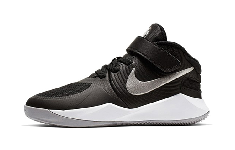 (Preschool) Nike Team Hustle D 9 FlyEase 'Black Silver' BV2951-001