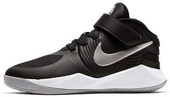 (Preschool) Nike Team Hustle D 9 FlyEase 'Black Silver' BV2951-001 (Preschool) Nike Team Hustle D 9 FlyEase 'Black Silver' BV2951-001