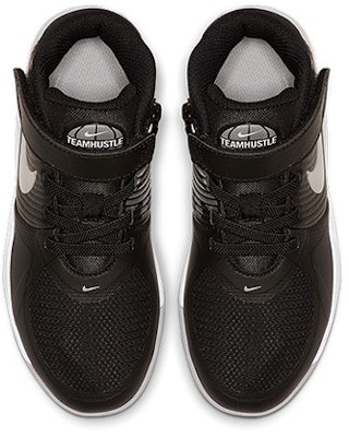 (Preschool) Nike Team Hustle D 9 FlyEase 'Black Silver' BV2951-001 Lookbook (Preschool) Nike Team Hustle D 9 FlyEase 'Black Silver' BV2951-001