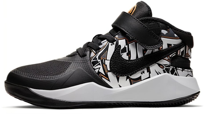 (Preschool) Nike Team Hustle D 9 FlyEase 'Black White Bright Orange' CQ4868-001 Buy (Preschool) Nike Team Hustle D 9 FlyEase 'Black White Bright Orange' CQ4868-001