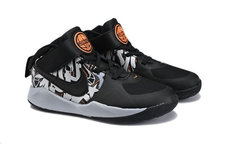 Shop (Preschool) Nike Team Hustle D 'Black' CQ3706-001